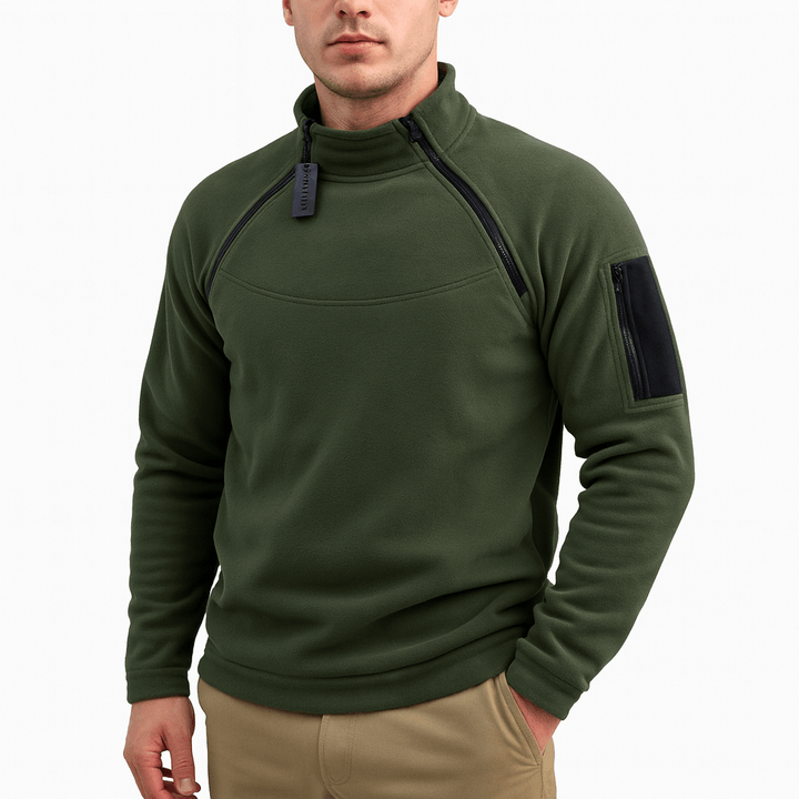 Mens Tactical Shirt Fleece Material Regular Fit