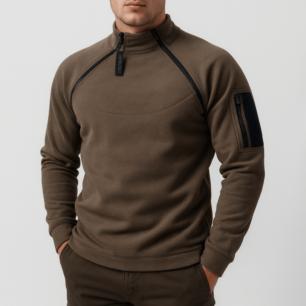 Mens Tactical Shirt Fleece Material Regular Fit
