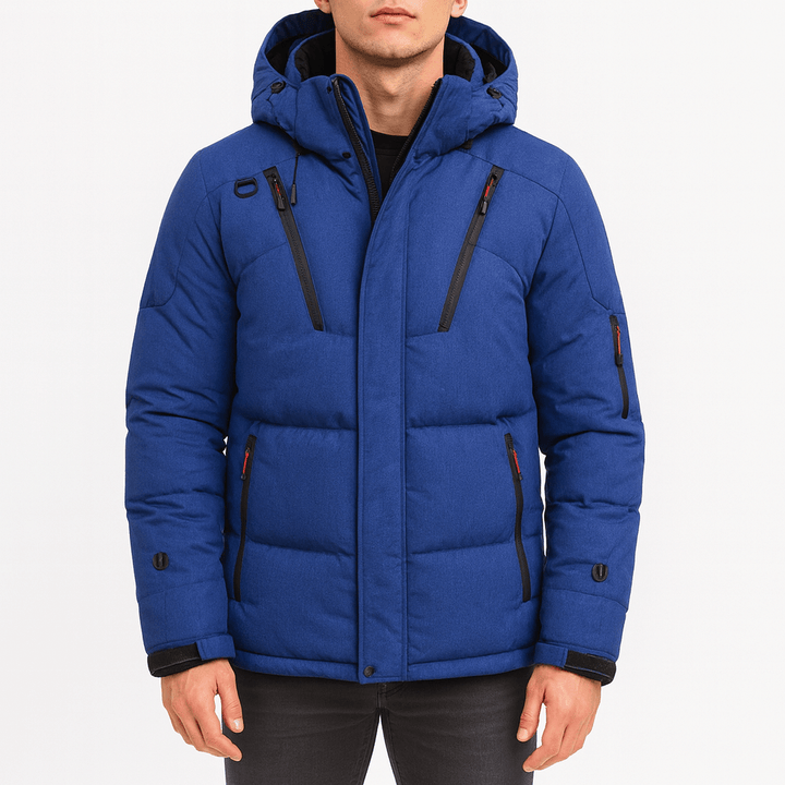 Unisex Padded Winter Jacket with Hooded Design