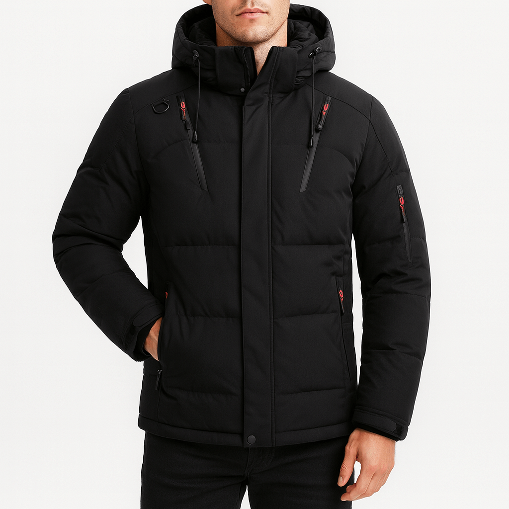 Unisex Padded Winter Jacket with Hooded Design