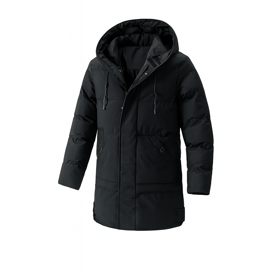 Mens Insulated Hooded Jacket Functional Warm Fit - BritishMode
