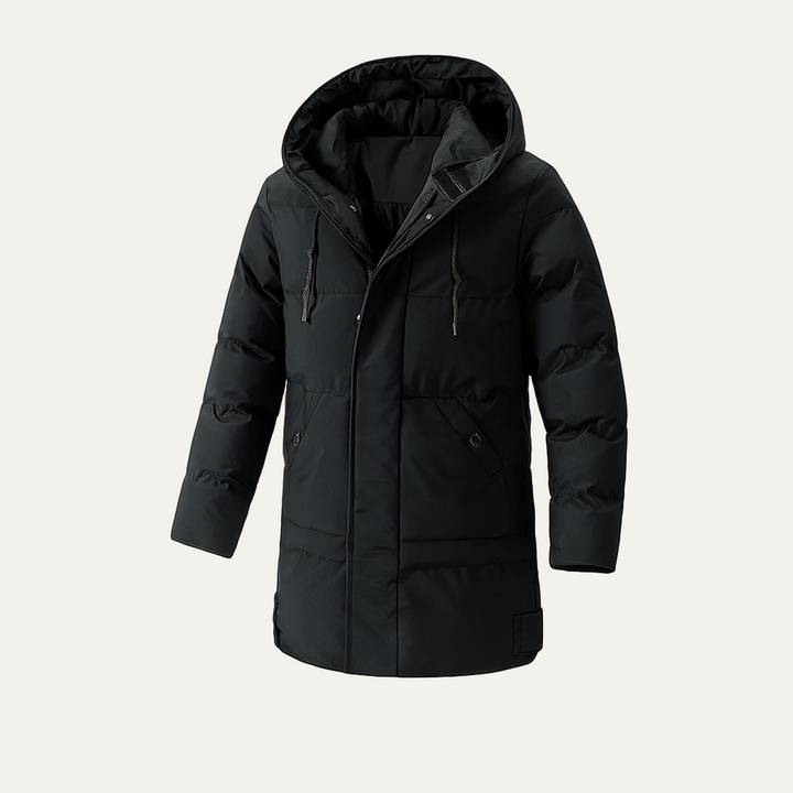 Mens Down Coat Thickened Hooded Winter Jacket - BritishMode
