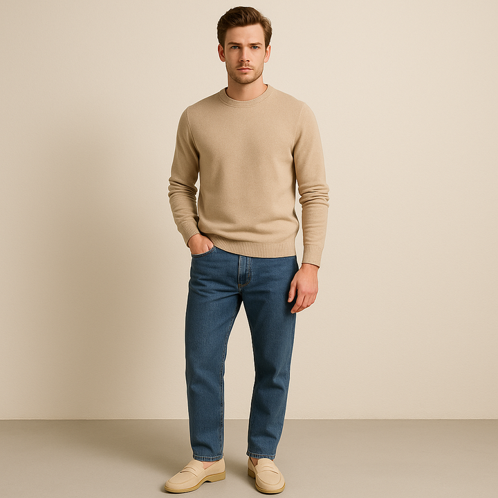 Mens Suede Penny Loafers Slip-On Classic Comfort