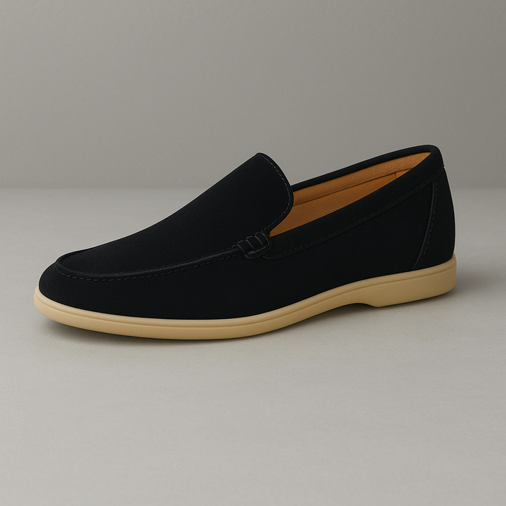 Mens Suede Loafers Slip-On Casual Shoes