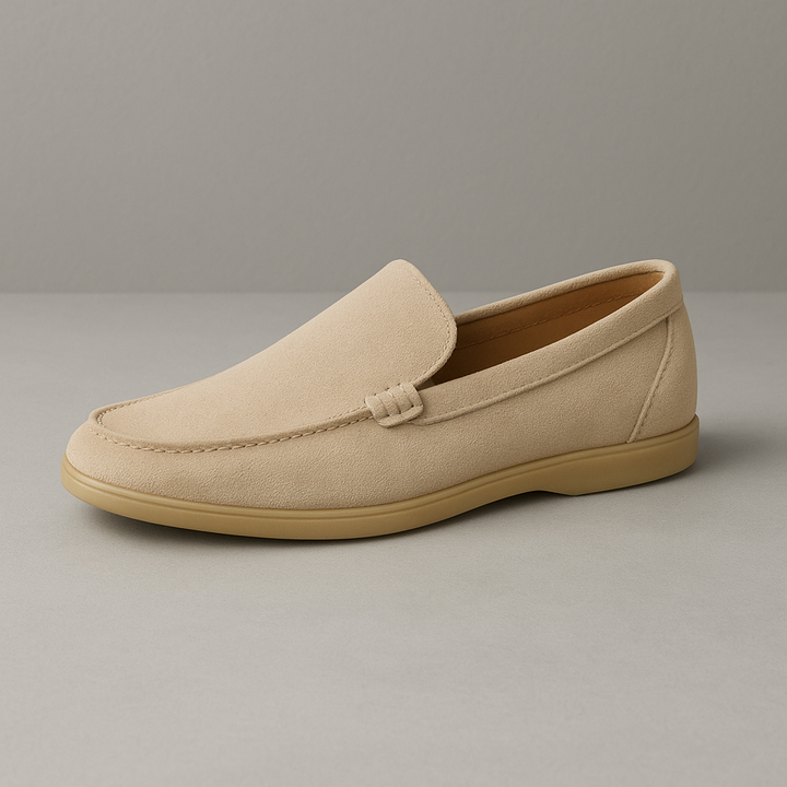 Mens Suede Loafers Slip-On Casual Shoes