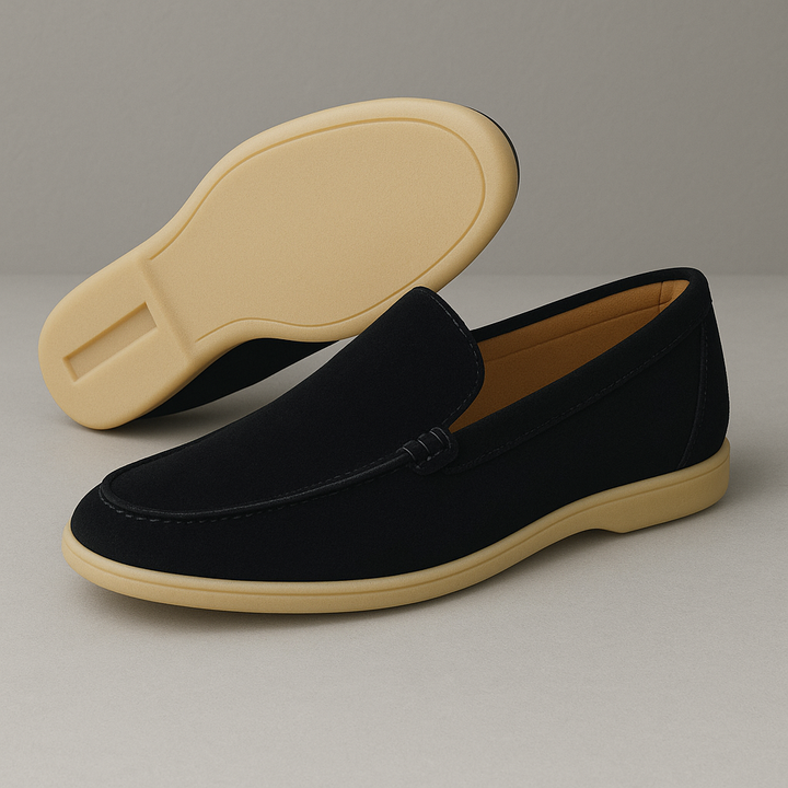 Mens Suede Loafers Slip-On Casual Shoes