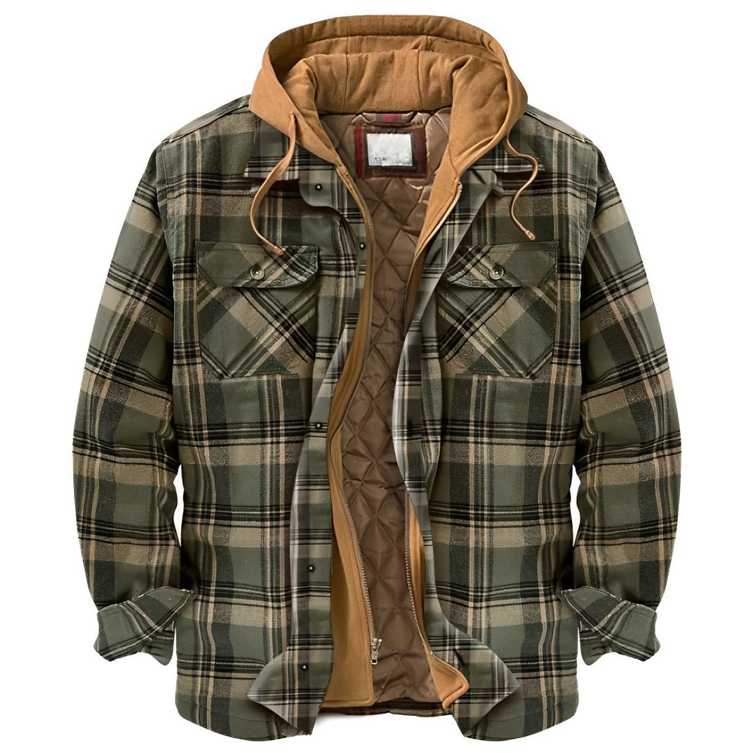 Mens Fleece Jacket Insulated Hooded - BritishMode
