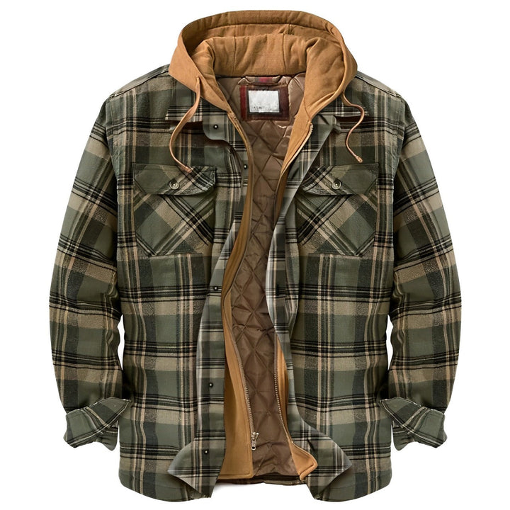 Mens Fleece Jacket Insulated Hooded - BritishMode