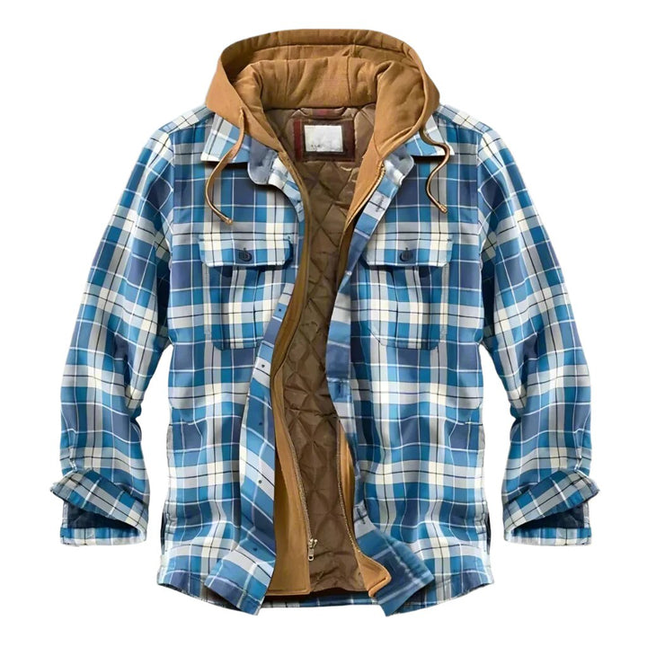 Mens Fleece Jacket Insulated Hooded
