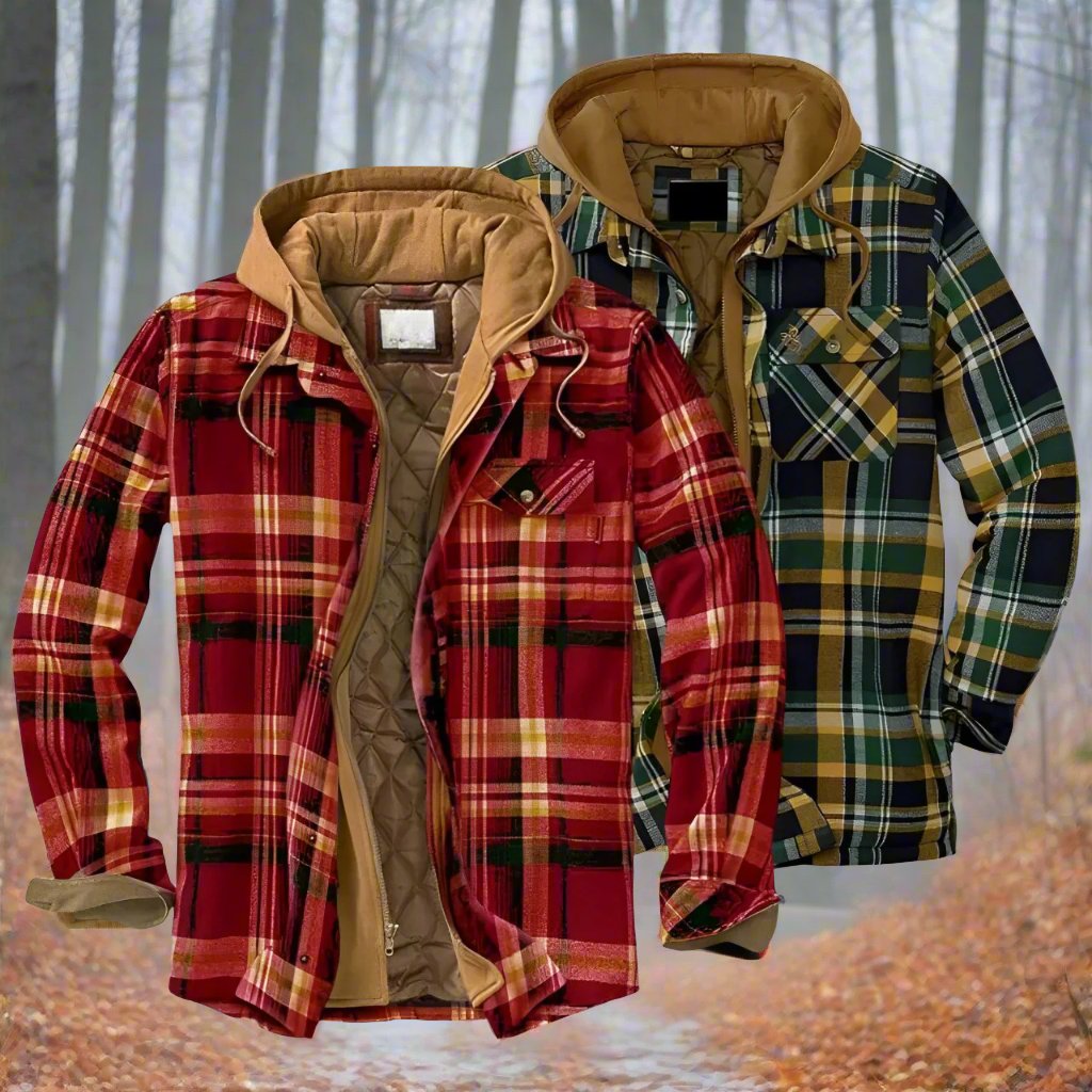Mens Fleece Jacket Insulated Hooded