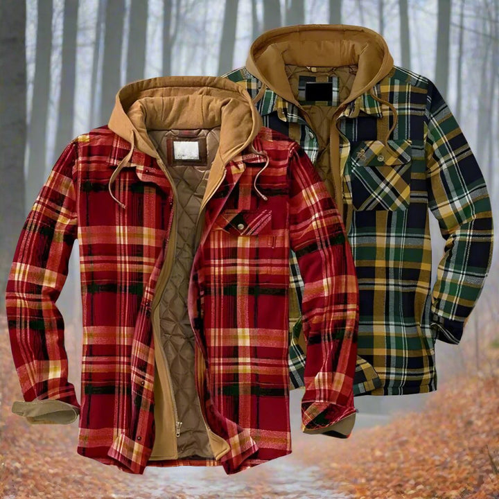 Mens Fleece Jacket Insulated Hooded