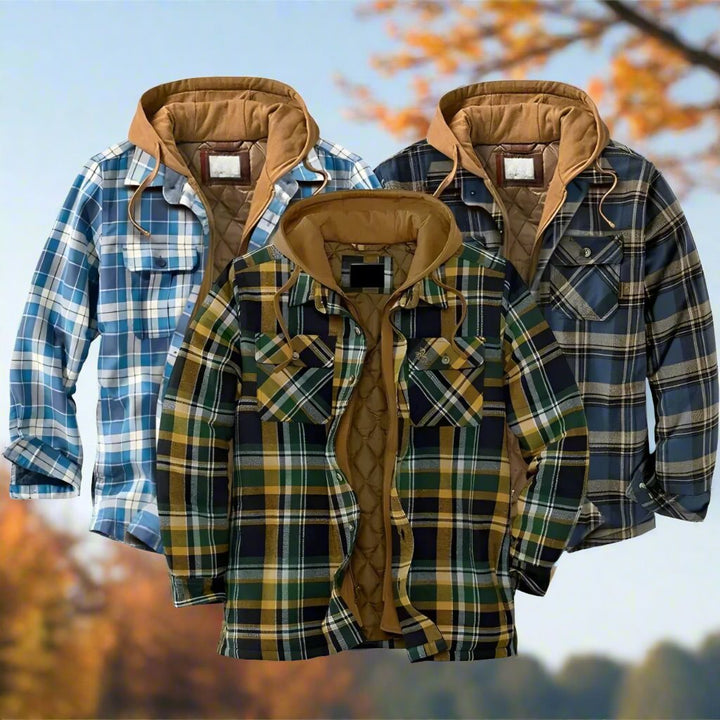 Mens Fleece Jacket Insulated Hooded