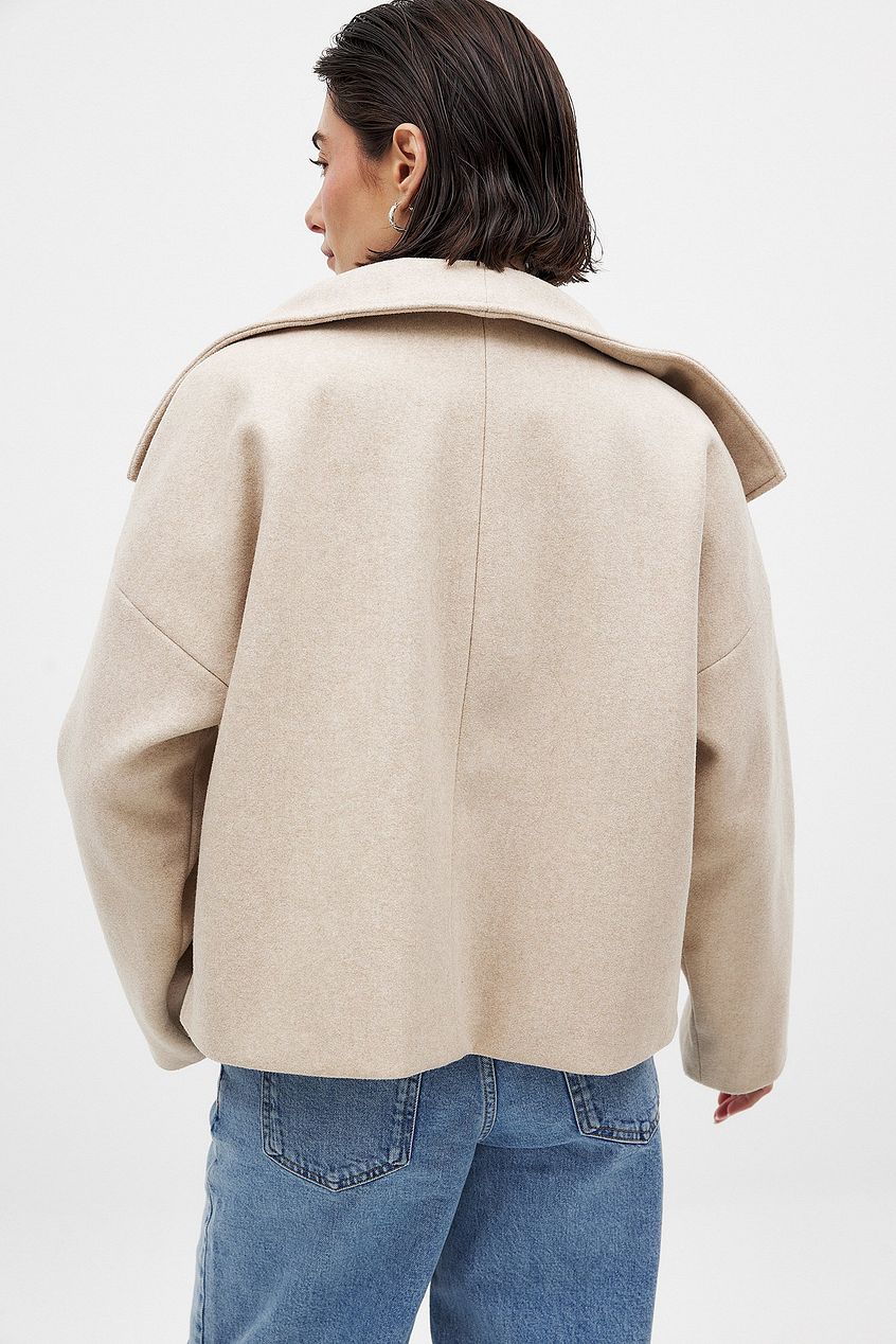 Womens Double-Breasted Jacket Chic Tailored Fit