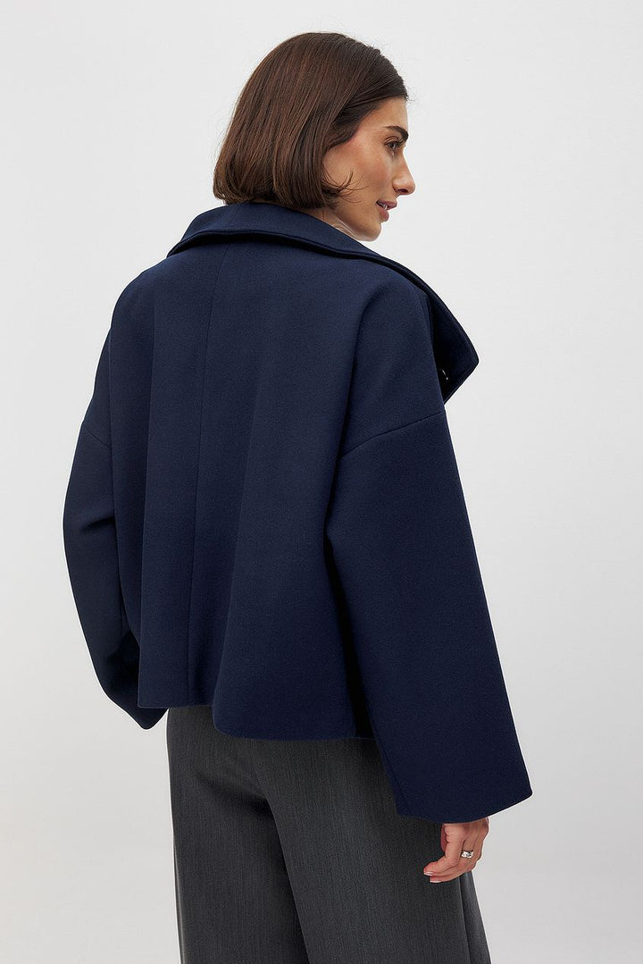 Womens Double-Breasted Jacket Chic Tailored Fit