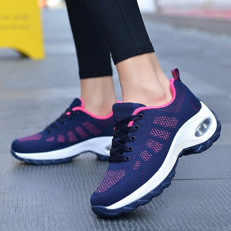 Unisex Orthopedic Sneakers Lightweight Lace-Up Design - BritishMode
