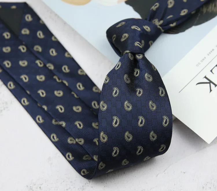 Mens Neckties Striped and Dotted Formal Business Style