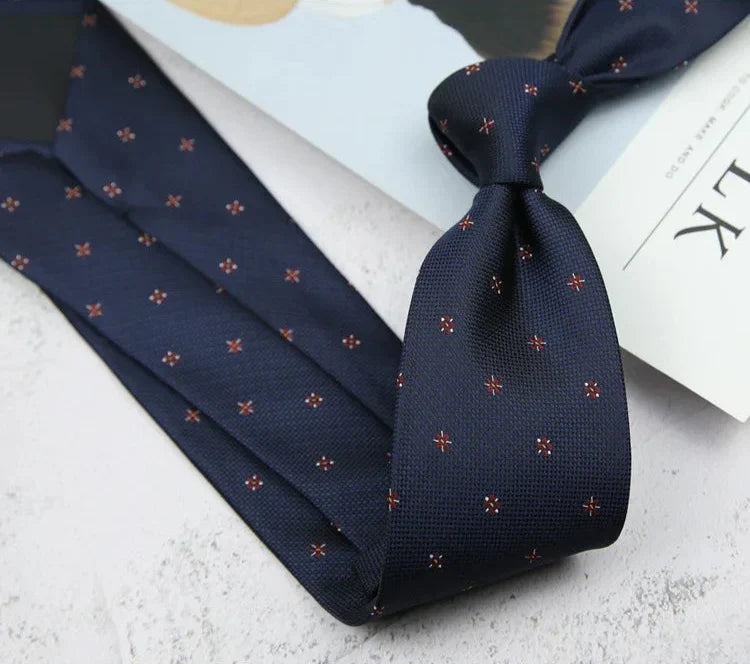 Mens Neckties Striped and Dotted Formal Business Style