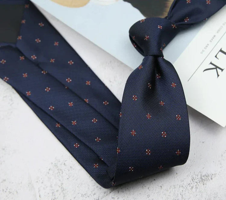 Mens Neckties Striped and Dotted Formal Business Style