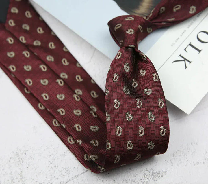 Mens Neckties Striped and Dotted Formal Business Style