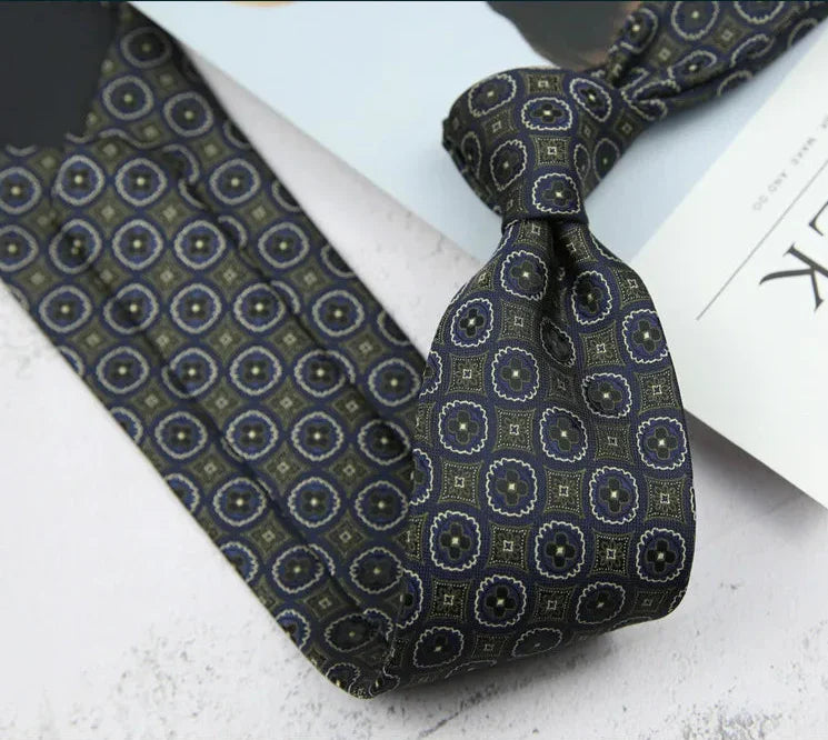 Mens Neckties Striped and Dotted Formal Business Style