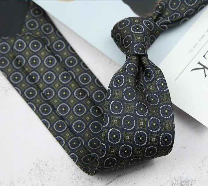 Mens Neckties Striped and Dotted Formal Business Style