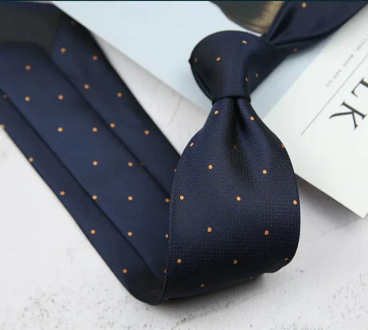 Mens Neckties Striped and Dotted Formal Business Style