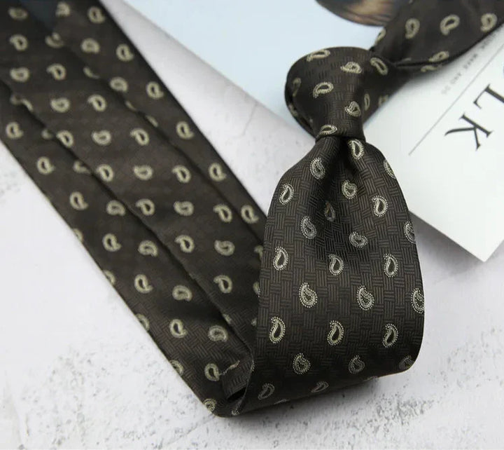 Mens Neckties Striped and Dotted Formal Business Style