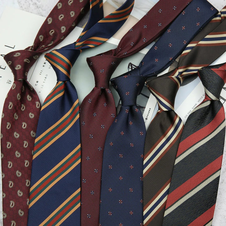 Mens Neckties Striped and Dotted Formal Business Style - BritishMode