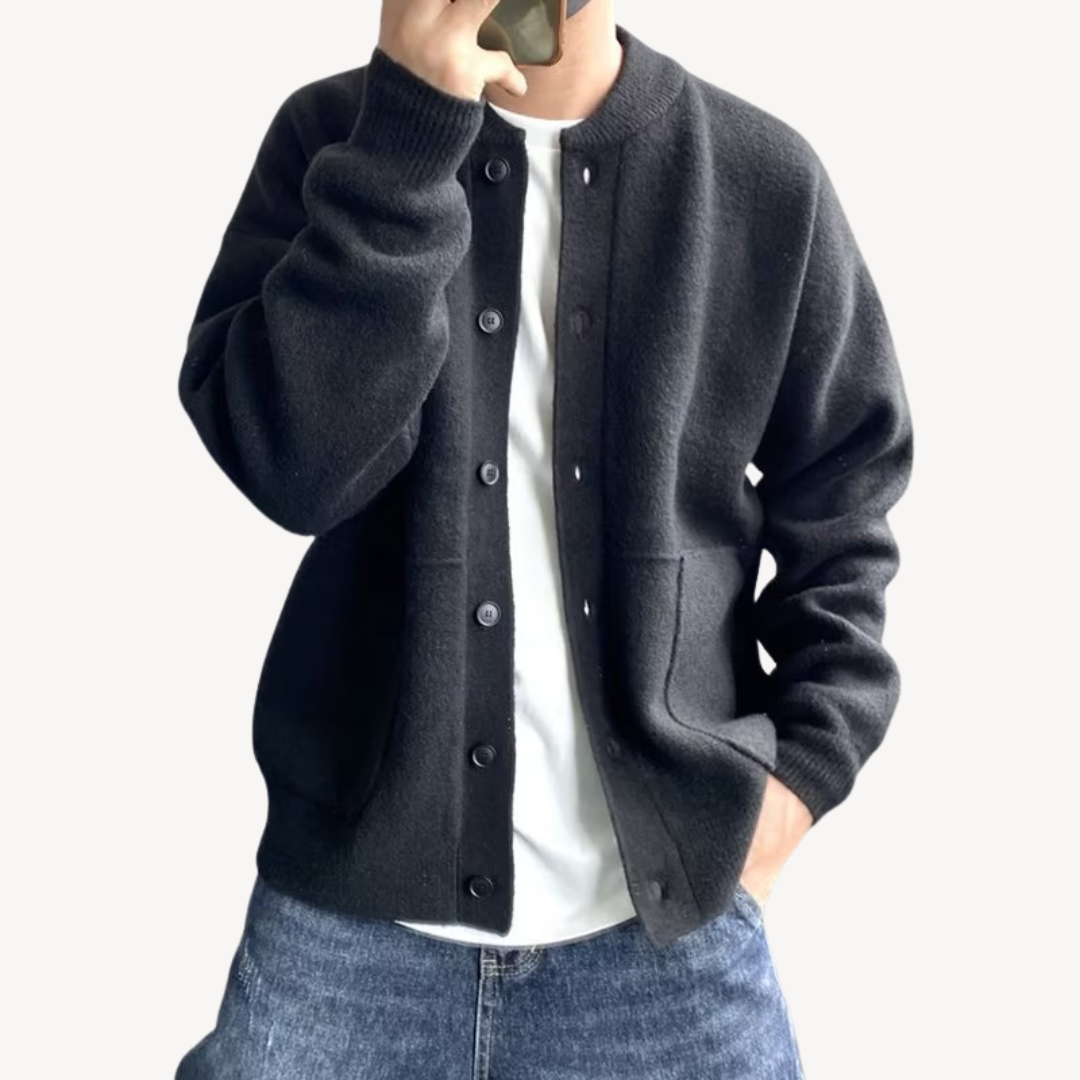 Mens Classic Knit Cardigan Regular Fit