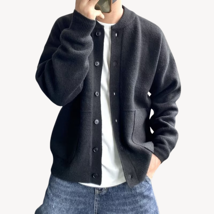 Mens Classic Knit Cardigan Regular Fit
