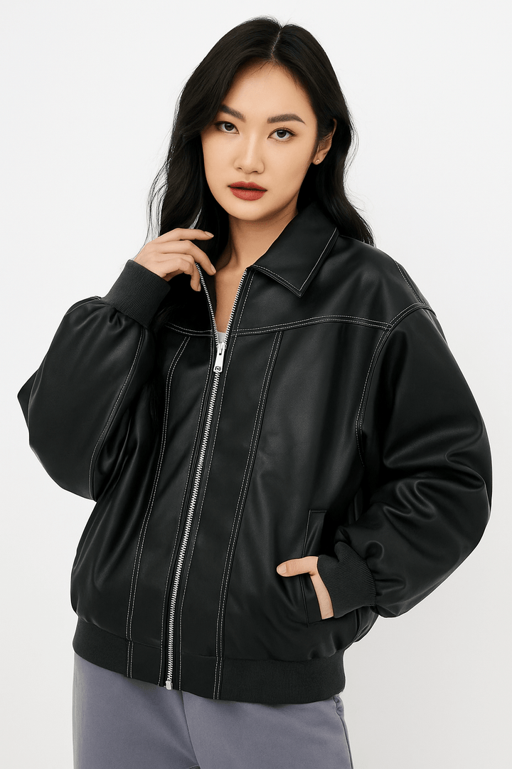Womens Oversized Winter Jacket Insulated Warm Fit