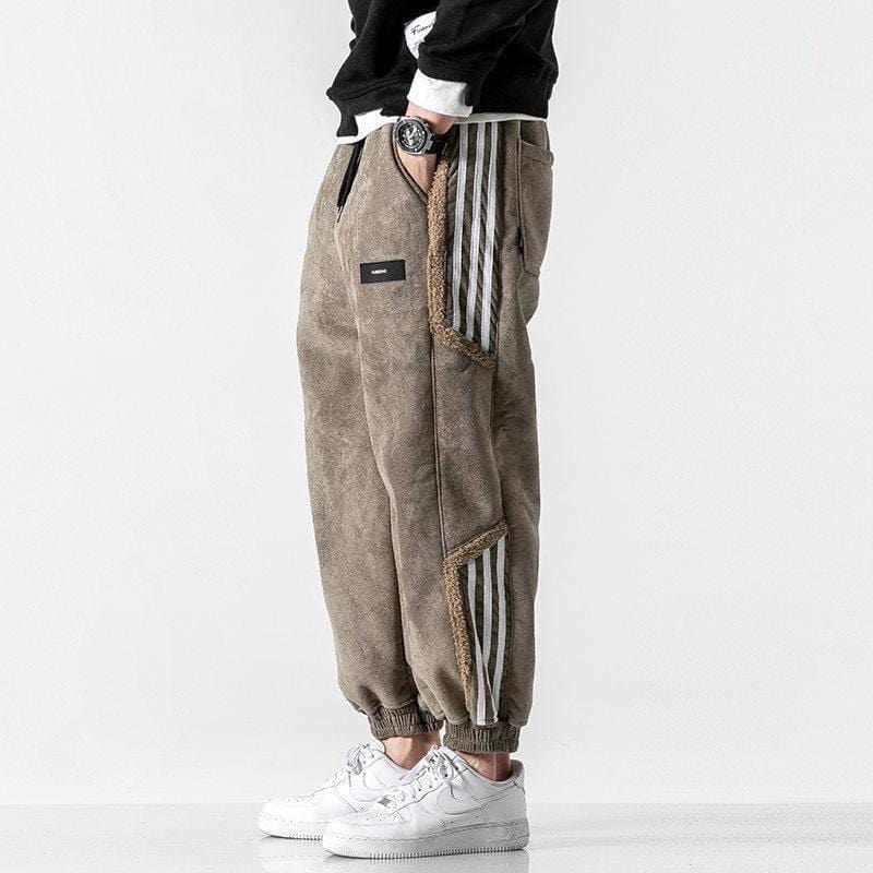 Mens Jogger Pants Fleece Lined Warm Fit