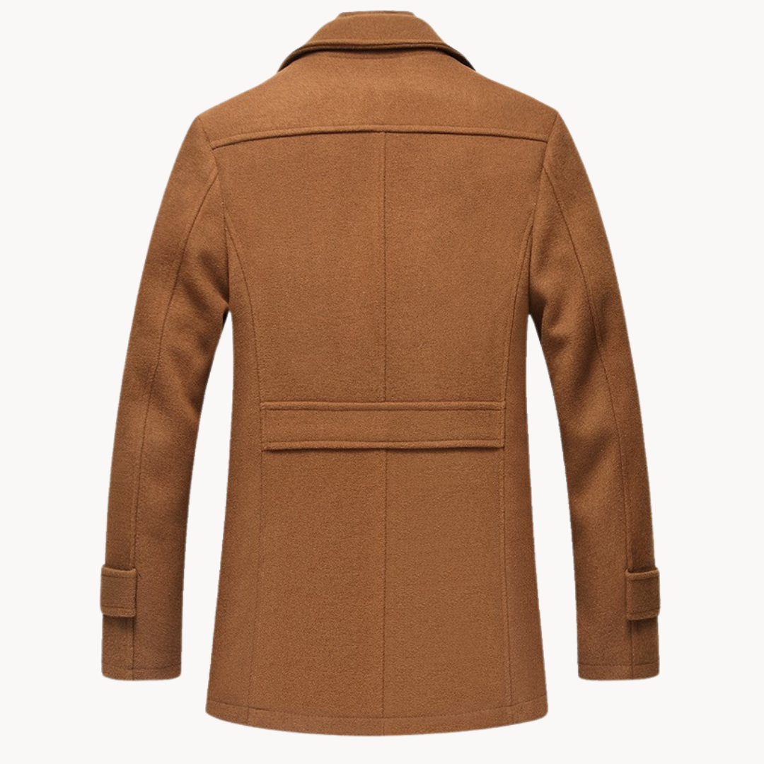 Mens Military Coat Structured Fit Layering Support