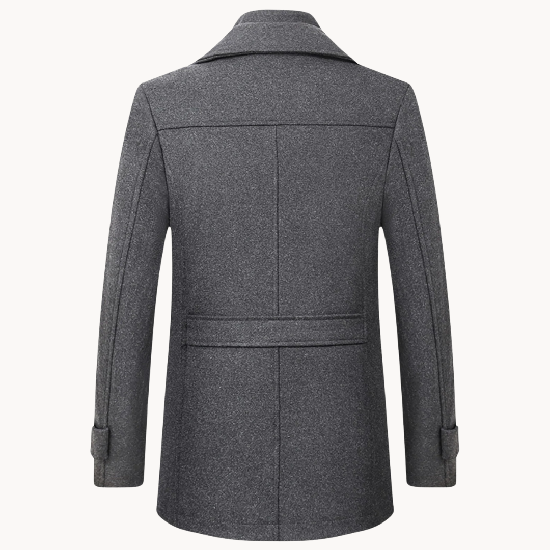 Mens Military Coat Structured Fit Layering Support