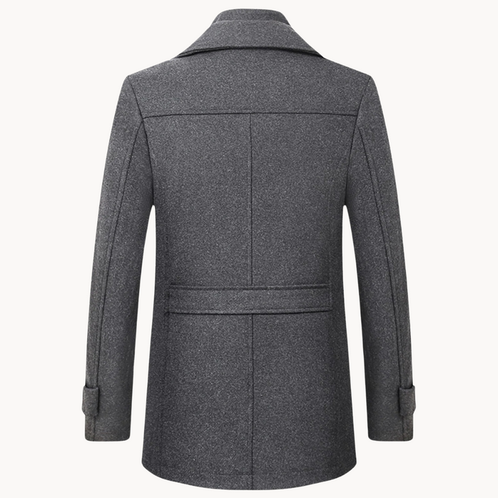 Mens Military Coat Structured Fit Layering Support