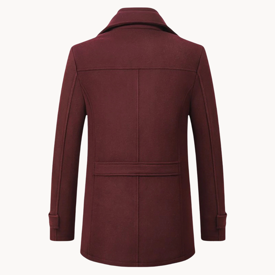 Mens Military Coat Structured Fit Layering Support