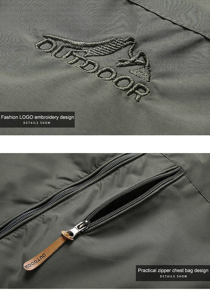 Unisex Softshell Coat Wind-Resistant Water-Repellent
