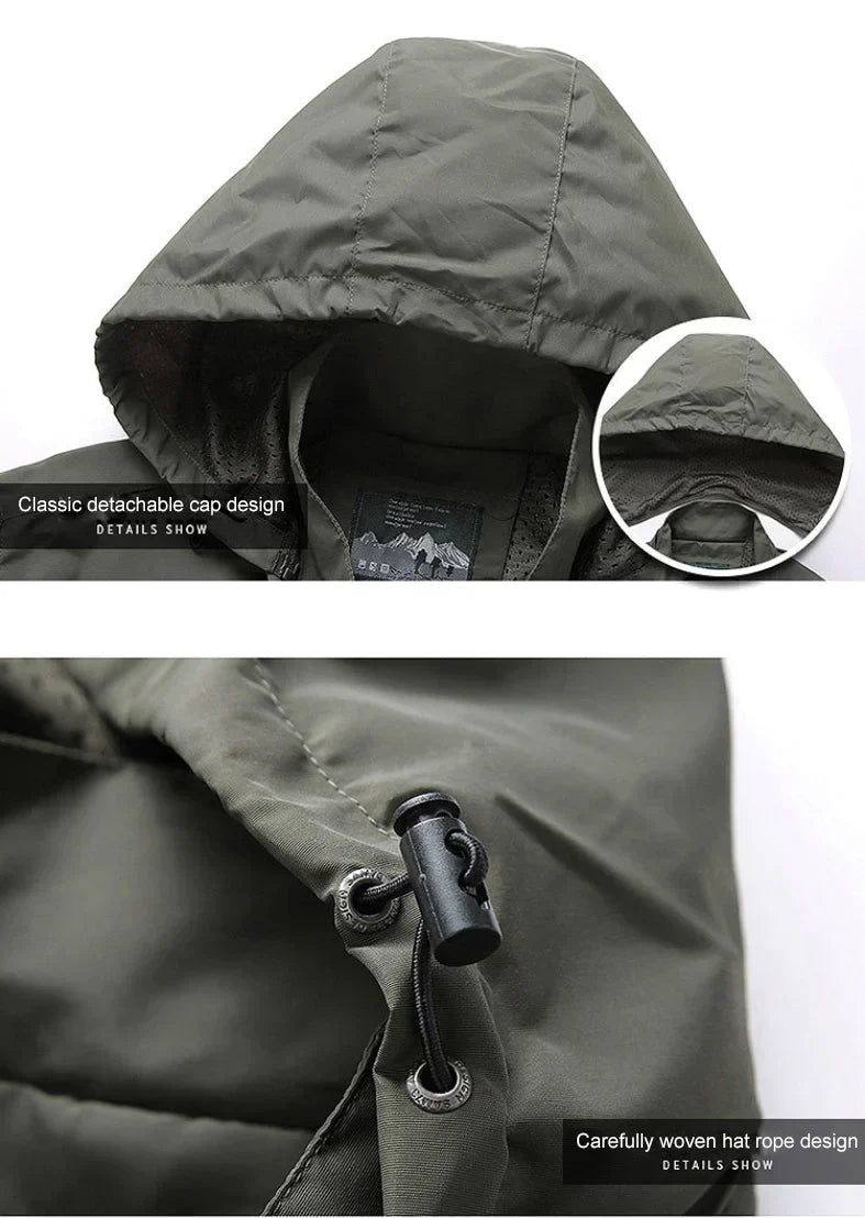 Unisex Softshell Coat Wind-Resistant Water-Repellent