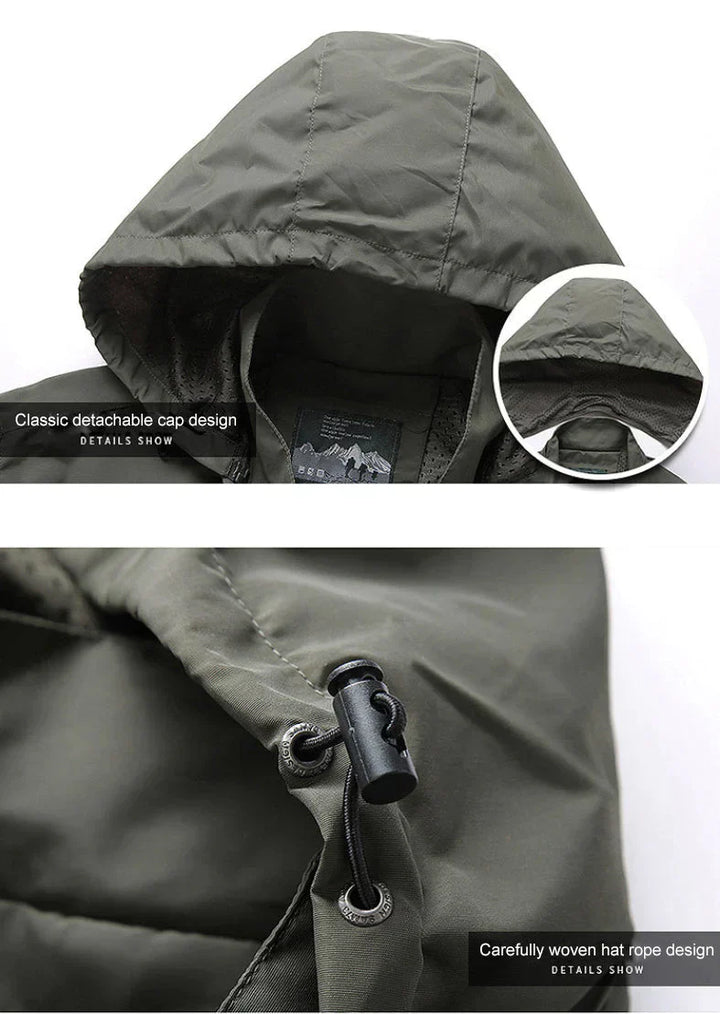 Unisex Softshell Coat Wind-Resistant Water-Repellent