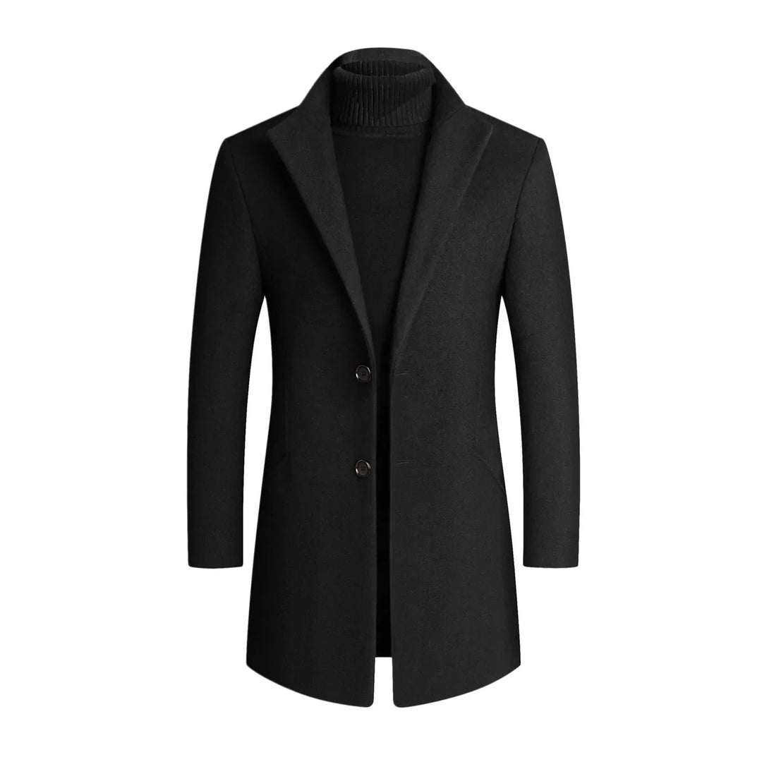 Mens Dress Coat Tailored Fit Slim Style