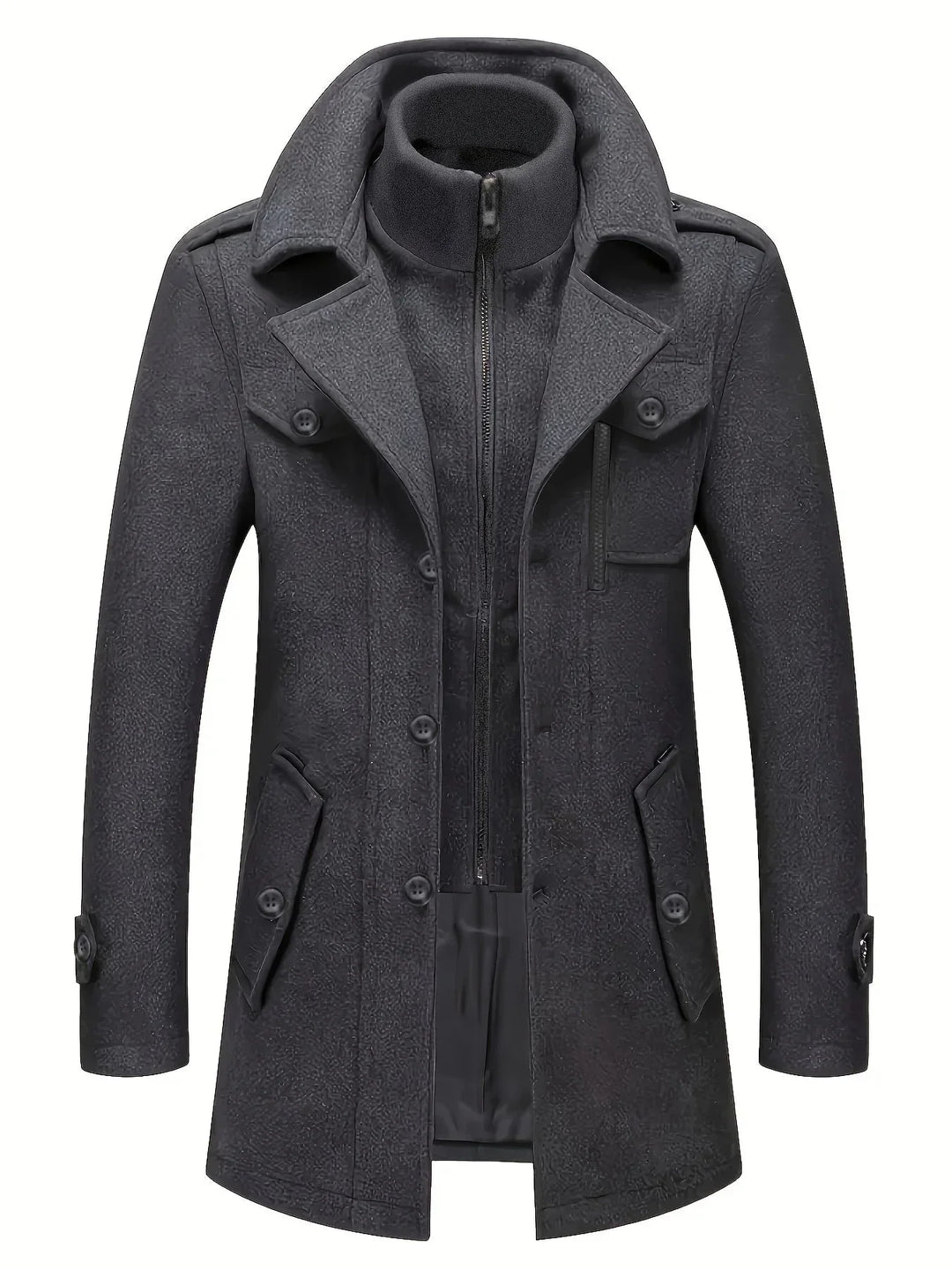 Unisex Coat Wind-Resistant Soft Warm Layer