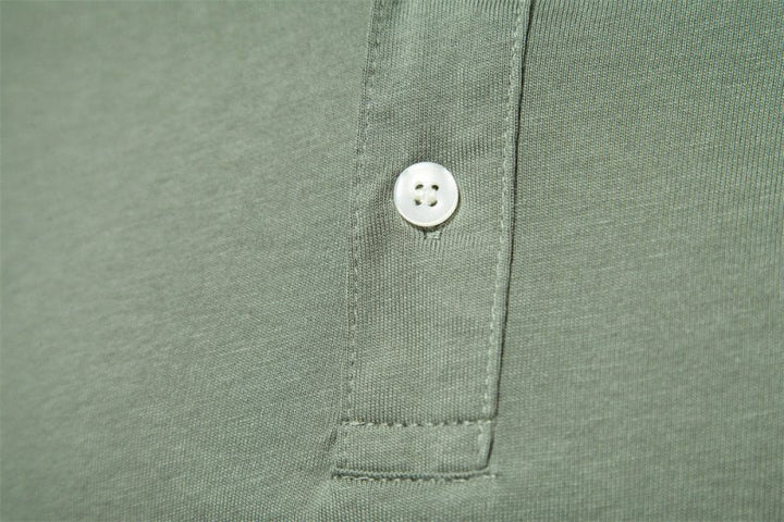 Mens Polo Shirt Cotton Breathable Short Sleeve Classic Fit