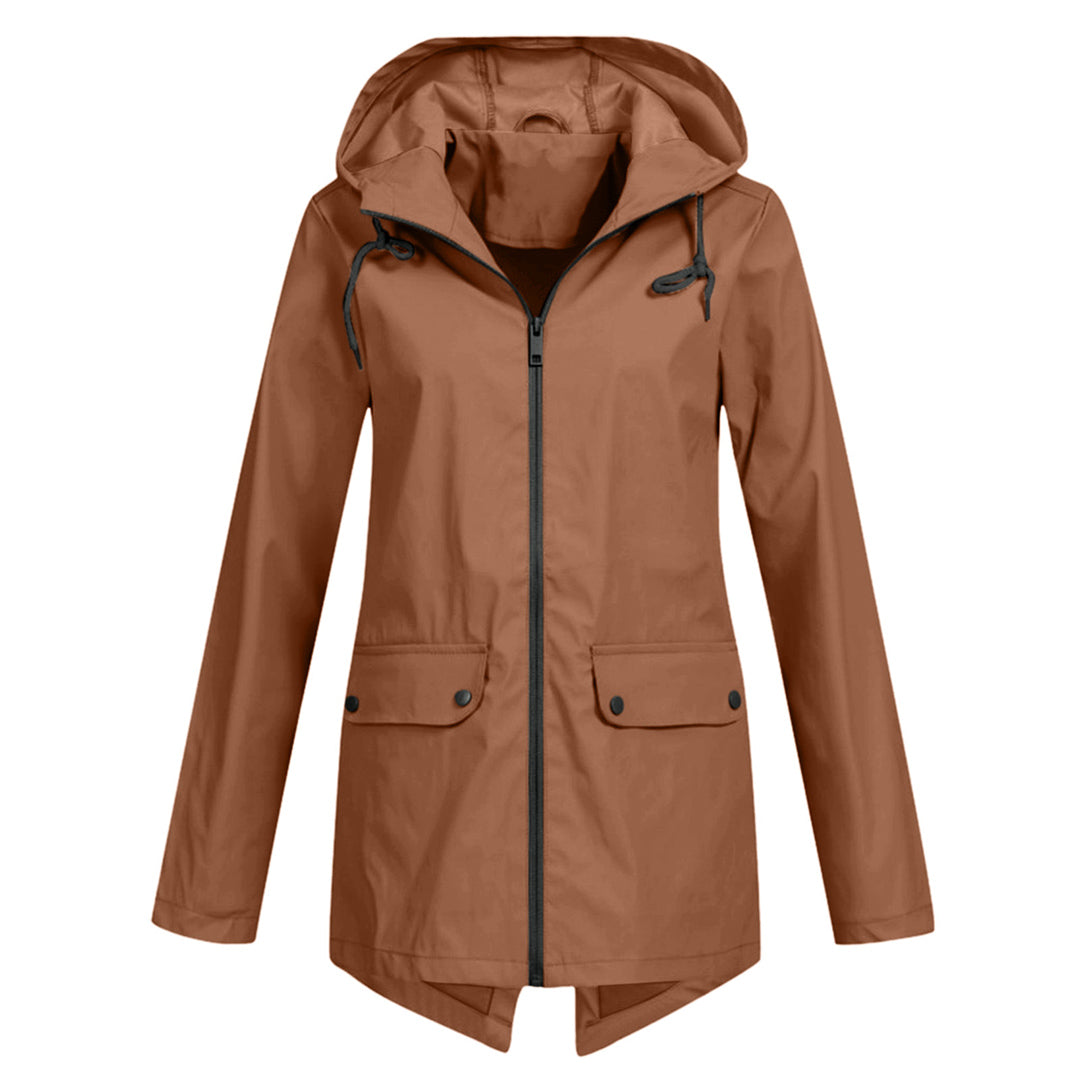 Womens Hooded Parka Coat Waterproof