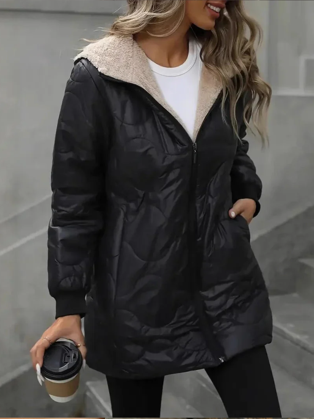 Womens Hooded Jacket Lightweight Casual Spring Layer - BritishMode