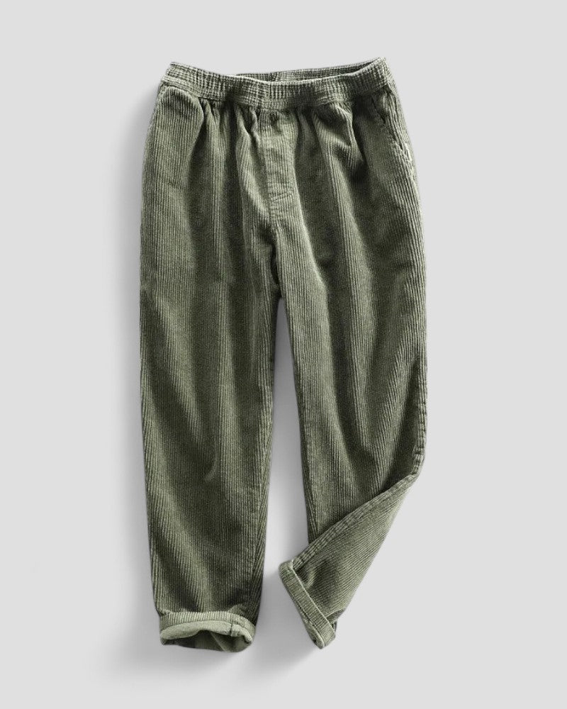 Mens Corduroy Trousers Relaxed Fit