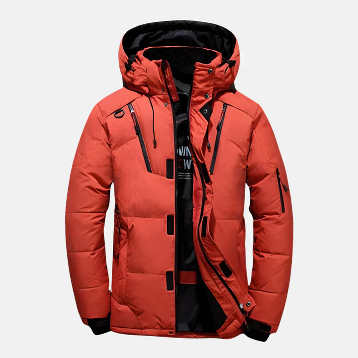 Mens Hooded Winter Parka Heavy Duty Insulated - BritishMode