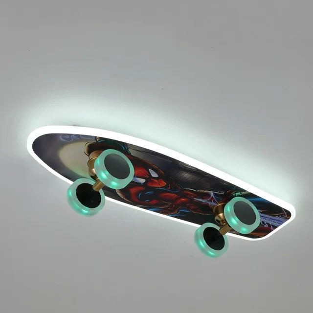 Kids Room LED Skateboard String Lights Decorative