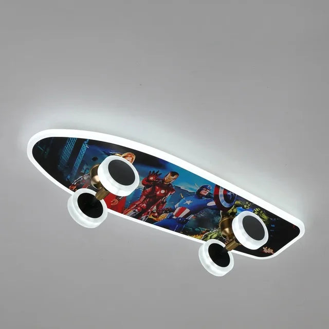 Kids Room LED Skateboard String Lights Decorative