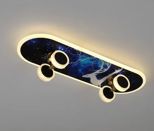 Kids Room LED Skateboard String Lights Decorative