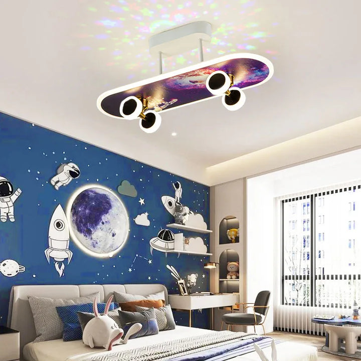 Kids Room LED Skateboard String Lights Decorative - BritishMode